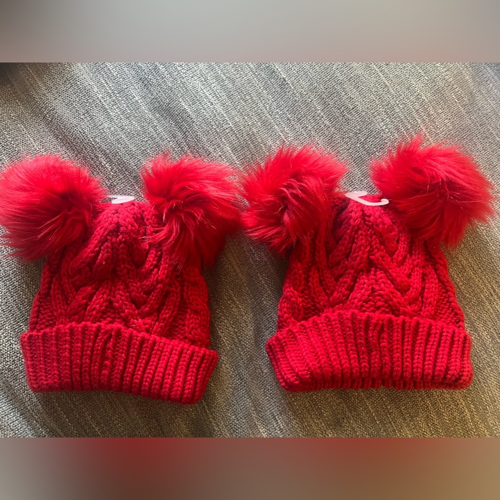 Baby‎ GAP - red winter hat -Size XS/S